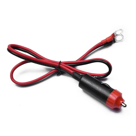 

RVB 2 X 1.5 Square Cable Male Plug Cigarette Lighter Adapter Power Supply Cord