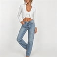 thumbnail image 3 of GigrtiJin Womens Long Sleeve Cardigan Summer Trendy Cropped Cardigan Casual Baggy Solid Color Beach Vacation Cardigan for Womens, 3 of 5