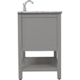 thumbnail image 5 of Elegant Decor Metropolis 36" Single Marble Top Bathroom Vanity in Gray, 5 of 14