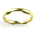 thumbnail image 4 of Sz 11.0 Solid 10K Yellow Gold 3MM Plain Dome Comfort Fit Wedding Band Ring, 4 of 5