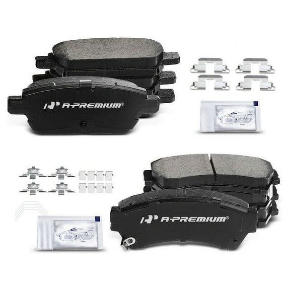 Brake Pad Set 8 - Compatible with 2006 - 2013 Mazda 6 - Autopart Premium