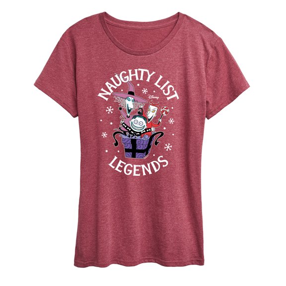 The Nightmare Before Christmas - Naughty List Legends - Women's Short Sleeve Graphic T-Shirt