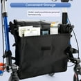 thumbnail image 2 of Mobility walker Foldable Rollator Walker with 6 levels of Adjustable Seat 8 Wheels Compact Folding Design Lightweight Mobility Walking Aid suitable for people of different heights, 2 of 10