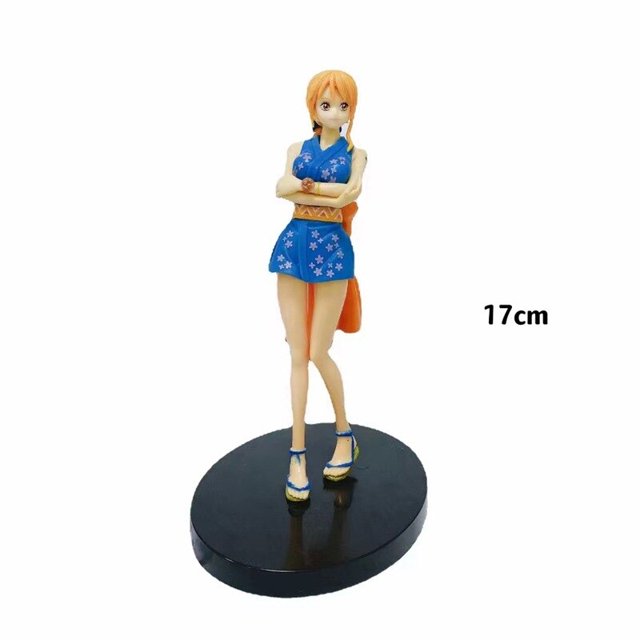 One Piece Zoro Luffy Sanji Live version Anime Figure Ver. Robin Nami Brook Chopper PVC Car Decoration Ace RANKY Usopp Model Fivean unisex