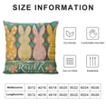 thumbnail image 5 of PHYHOO Pillow Covers, Hello Peeps Green Pink Decorative Farmhouse Throw Pillowcases for Home Sofa Couch Decoration, 5 of 5