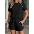 thumbnail image 6 of PRETTYGARDEN Sweatsuits Women 2 Piece Outfit Summer Lounge Shorts Sets Matching Spring Travel Beach Vacation Clothes, 6 of 7