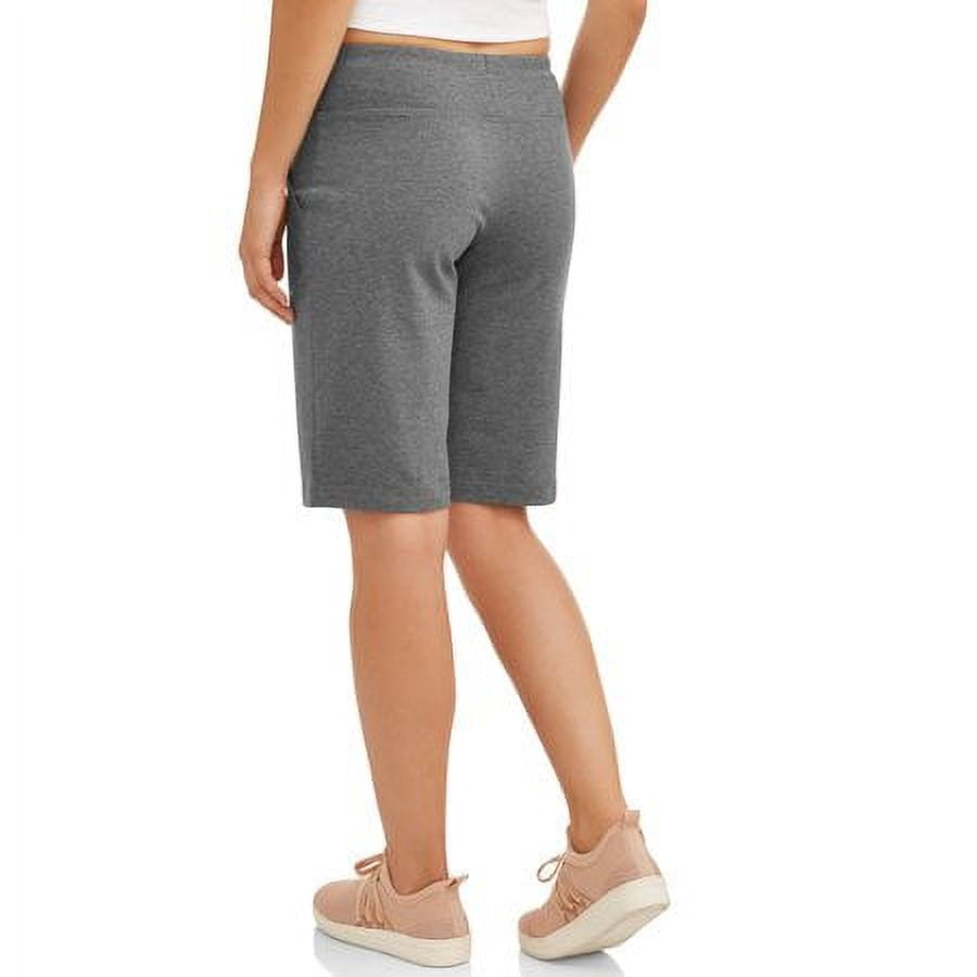 Athletic Works Women's Dri More Active Bermuda Shorts, Sizes S-XXL