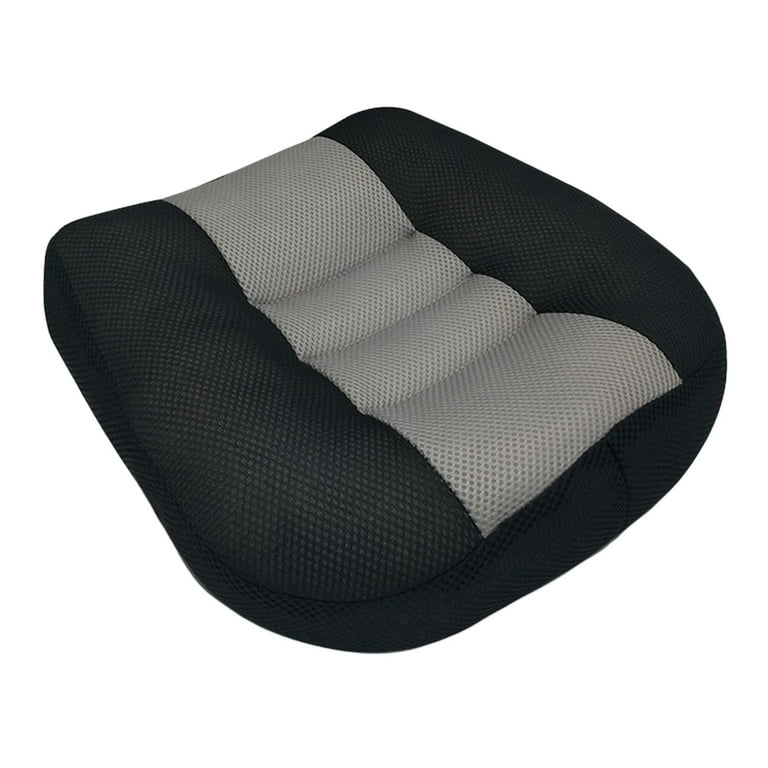  Car Booster Seat Cushion Raise The Height for Short People  Driving Hip (Tailbone) and Lower Cack Fatigue Relief Suitable for Trucks,  Cars, SUVs, Office Chairs, Wheelchairs (Pure Black) : Automotive