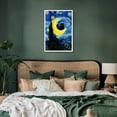 thumbnail image 3 of Funny Starry Night Cat Canvas Wall Art Famous Oil Paintings Black Cat Poster Lovely Cat Floral Prints Painting Colorful Abstract Farmhouse Gallery Aesthetic Room Wall Decor 16x24in Unframed, 3 of 14