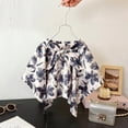thumbnail image 4 of Toddler Girls Girls Summer Clothes Set - Cotton Plain Short Sleeve T-Shirt Tops + Shorts Cute Unisex Outfits Set 6-12 Months 12-24 Months 2t 3t 4t 5t 6t 7t Children,Cartoon 5-6 Years, 4 of 5