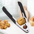 Nut Cracker, Stainless Steel Seafood Pecan Crackers, Nonslip Handle