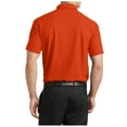 thumbnail image 3 of Yellow Rooster Mens Short Sleeve Dry Zone Grid Polo Autumn Orange XS, 3 of 4