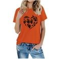 thumbnail image 2 of Ounisa Baseball Shirts Women Baseball Mom Tshirt Baseball Heart Graphic Tee Game Day Gifts Funny Short Sleeve Tops, 2 of 7