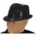 thumbnail image 3 of SEQUIN FEDORA-BLACK, 3 of 3
