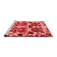 thumbnail image 2 of Ahgly Company Machine Washable Indoor Rectangle Abstract Red Modern Area Rugs, 6' x 9', 2 of 4