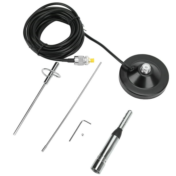 Antena ANGGREK de 144 MHz 430 MHz Kit de Montaje Magnético 2.15dBi 3.0dBi