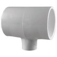 thumbnail image 1 of Raccords de Tuyaux en PVC, Tee-Shirt Réducteur, Blanc, 1.5 x 1.5 X.1-In., Slip x Slip x Slip -PVC 02400 5850HA, 1 of 4