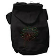 thumbnail image 5 of Christmas Pet, Dog  Cat Hoodie Rhinestone, "Christmas Wreath", 5 of 7