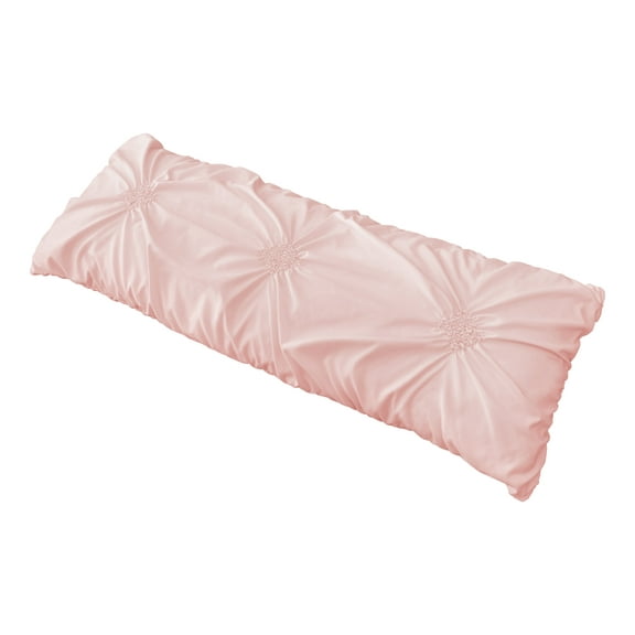 Sweet Jojo Designs Harper Blush Pink Body Pillow Cover Case 54x20 (Pillow Not Included)