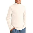 thumbnail image 2 of KAUOD Kids Cotton Thermal Sweater Crew Neck Long Sleeve Pullover Sweatshirts Tops Boys Girls Winter Plain Shirt Clothes, 2 of 9