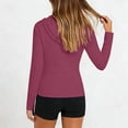 thumbnail image 4 of Mittory Women's Lightweight Workout Jacket - Full Zip Athletic Top for Running & Yoga, 4 of 7