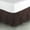 Chocolate Solid, variant on EASY BEDDING-100% Microfiber, Easy Fit 22" Tailored Drop, Pinch Pleated Bed Skirt-Black Solid, King Size
