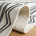 thumbnail image 5 of SAFAVIEH Kilim Judy Geometric Area Rug, Ivory/Black, 4' x 6', 5 of 8