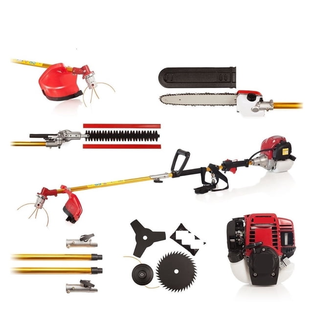 Brush Cutter Grass Cutter 6 In1 With GX35 4 Stroke Petrol Engine Multi Brush Strimmer Hedge Trimmer Tree Cutter ,Easy to Use