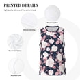 thumbnail image 3 of Pofeuu Leaves Flower Print Basketball Jersey, Shirts for Men Youth Basketball Jersey Crew Neck-X-Large, 3 of 6