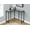 Grey#2, variant on Coffee Tables Accent Table, Console, Entryway, Narrow, Corner, Living Room, Bedroom, Black Laminate, Black Metal, Contemporary, Modern,Wooden Coffee Tables