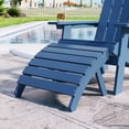 thumbnail image 3 of WINSOON Folding Adirondack Ottoman Outdoor Ottoman, Navy Blue, 3 of 6