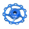 thumbnail image 3 of Polea de cambio trasero de metal de 11T con rodamiento para MTB, actualización azul para un ciclismo suave, 3 of 8