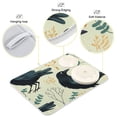 thumbnail image 4 of Crows Leaves Dish Drying Mat Dish Drainer Rack Mats Water Absorbent Non-Slip Easy Clean Heat Resistant for Kitchen Counter, 4 of 8