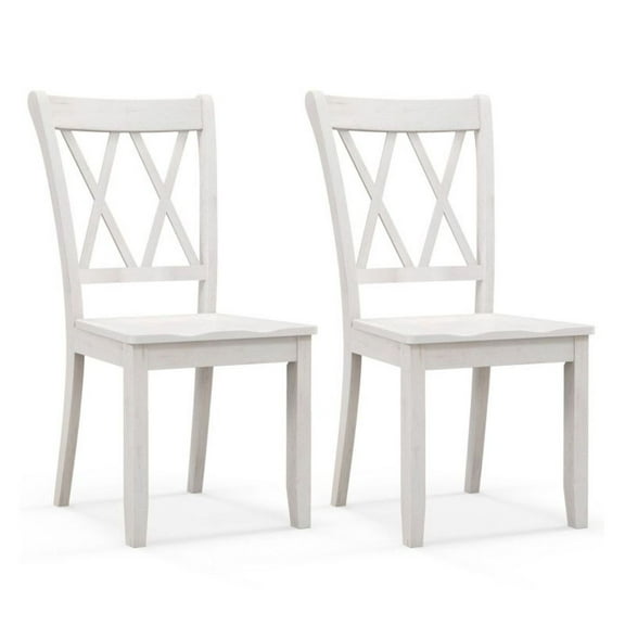 FASCK Wooden Dining Chairs Set of 2, Mid Century Farmhouse Retro Kitchen Chairs for Dining Room, Restaurant, Cottage