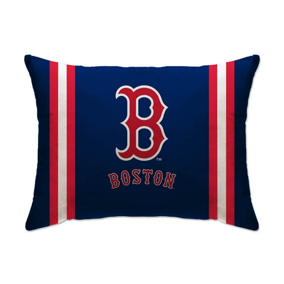 Boston Red Sox 20" x 26" Standard Stripe Logo Micro Plush Bed Pillow Cover