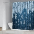 thumbnail image 6 of Btomtd Christmas Themed Shower Curtain, Water Proof Shower Curtain Liner for Holiday Bathroom Decor, Festive Shower Curtains for Bath - 35.43"x70.86", A, 6 of 6