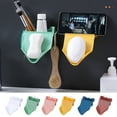 thumbnail image 1 of Soap Holder Soap Dish for Shower, Wall Mounted NO-Drilling Self Draining Removable Soap Box with Phone Holder for Shower Bathroom Bathtub Kitchen Sink, 1 of 8