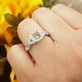 thumbnail image 7 of Dazzlingrock Collection 0.25 Carat (ctw) 14K White Diamond Engagement Semi-Mount Ring 1/4 CT (No Center), White Gold, Size 4, 7 of 7