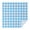 Blue and White, variant on Purple and White Checkered Pattern Square Tablecloth, Waterproof Wipeable Spillproof Washable Table Cover for Home Kitchen Party and Daily Decor 60"x60"