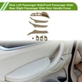 thumbnail image 2 of Cubierta de recorte de tirador de panel de puerta del lado del pasajero trasero izquierdo, lado del pasajero delantero, lado del pasajero trasero derecho para BMW serie 5 2011-2016 Beige ABS 1 juego, 2 of 6