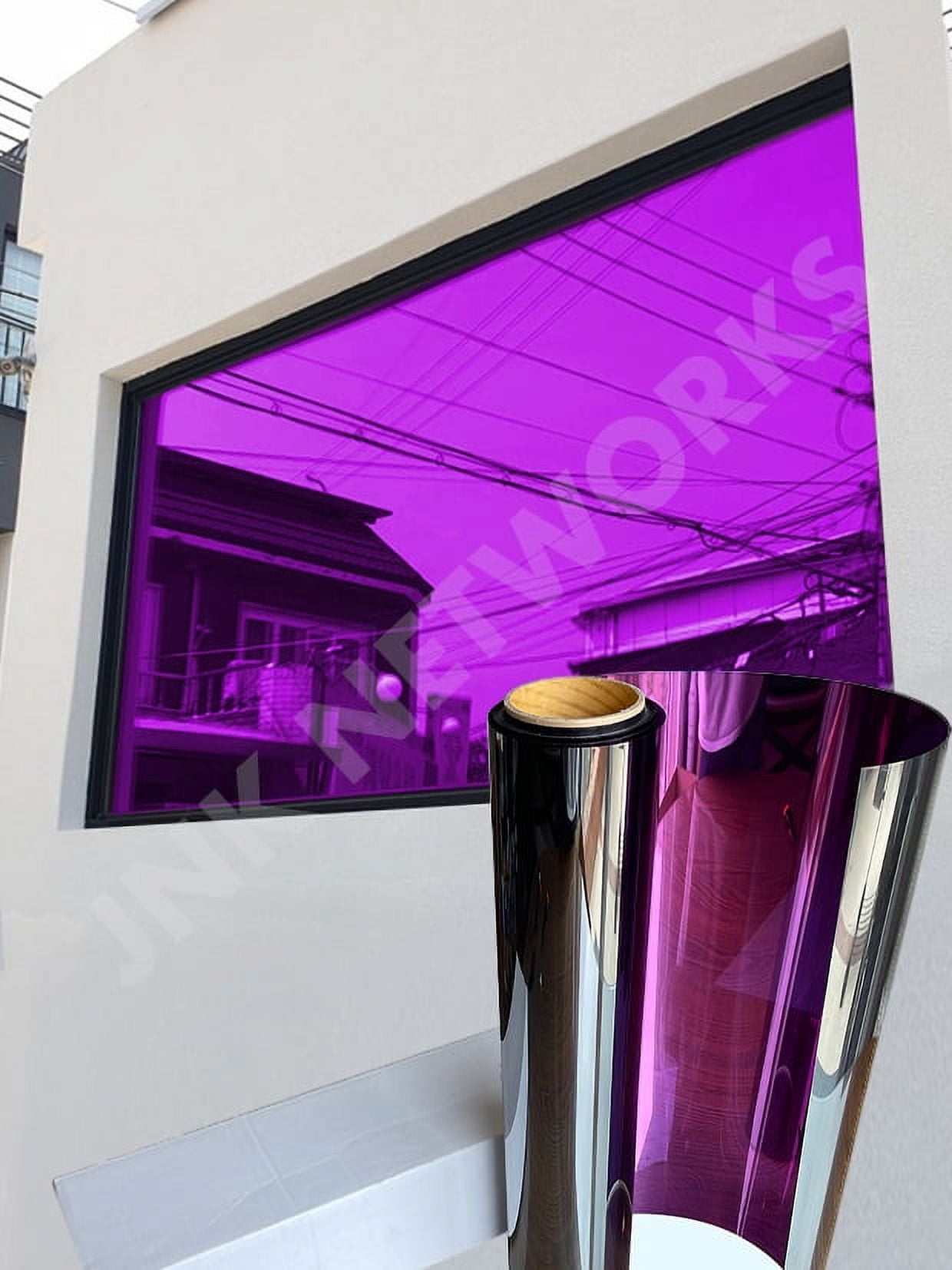 One Way Mirror Reflective Color UV Window Tint Film Home and Office