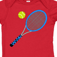thumbnail image 4 of Inktastic Blue Tennis Racket and Ball Boys or Girls Baby Bodysuit, 4 of 5