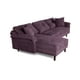 thumbnail image 5 of Sofá Cama Modular Reversible de Velvet Morado Beehive Memory Foam Modelo Aventus Makora, 5 of 8