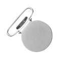 thumbnail image 4 of 10pcs Fashion Suspender Clips Holders Round Metal Pacifier Clips Buckle Clips Sewing Tools for Men Women (Silver), 4 of 4