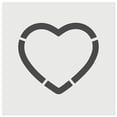 thumbnail image 1 of Heart Hollow DIY Cookie Wall Craft Stencil - 11.5 Inch, 1 of 5