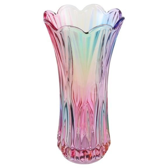 Minkissy Glass Wedding Decor Vase Transparent 1Set