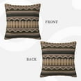 thumbnail image 3 of ZICANCN Retro Abstract Tribal Artistic Throw Pillow Covers, Bed Couch Sofa Knit Decorative Pillow Covers for Living Room Farmhouse, 24"x24", 3 of 8