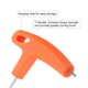 thumbnail image 5 of Uxcell 2pcs Llave Hexagonal en T con Mango 2.5mm Métrico CR-V Llaves Hexagonales Internas Herramienta de Reparación, Naranja, 5 of 6