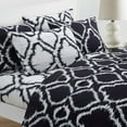 thumbnail image 2 of Dalisay 6 or 4 Piece Sheet Set Contemporary Ikat Medallion Print Pattern Design, 2 of 6