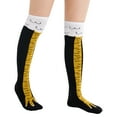 thumbnail image 4 of Women Calf Socks Funny crazy Octopus Chicken Leg Feet Stockings Men Novelty High Socks Gifts, 4 of 8